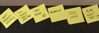 Travel Notes User Journey - Idea and preparation phase (step 4)